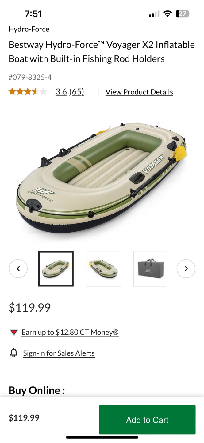 Boat for 2 - Voyager 300 Inflatable Boat - photo 2
