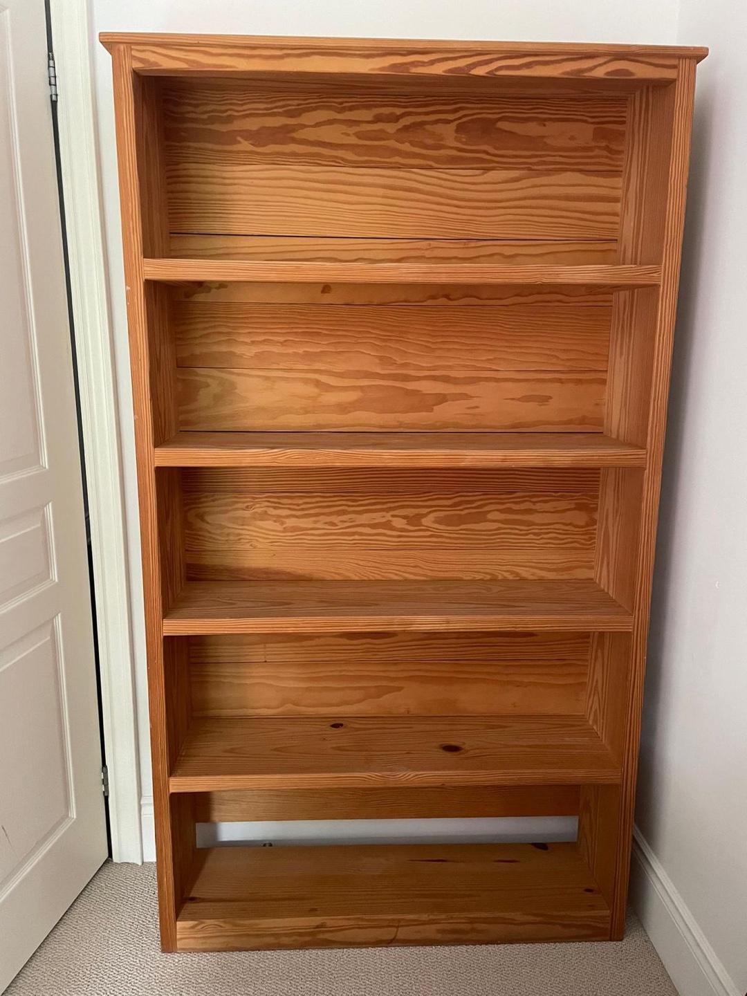 Wooden bookcase