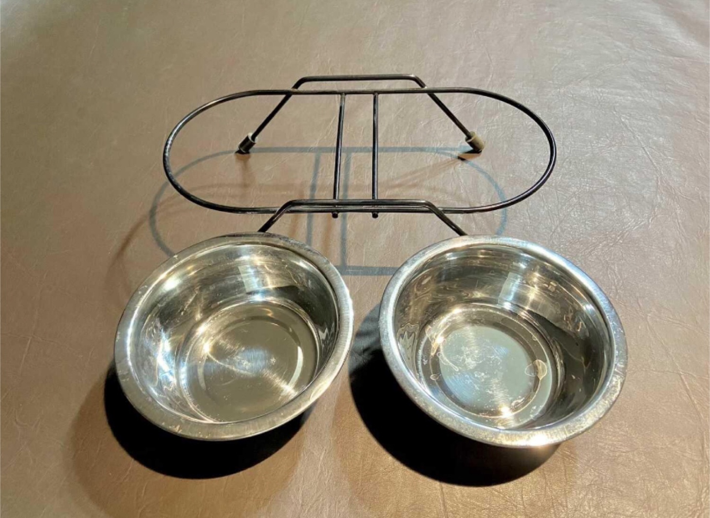 Double Small Dog Bowl Set - photo 2