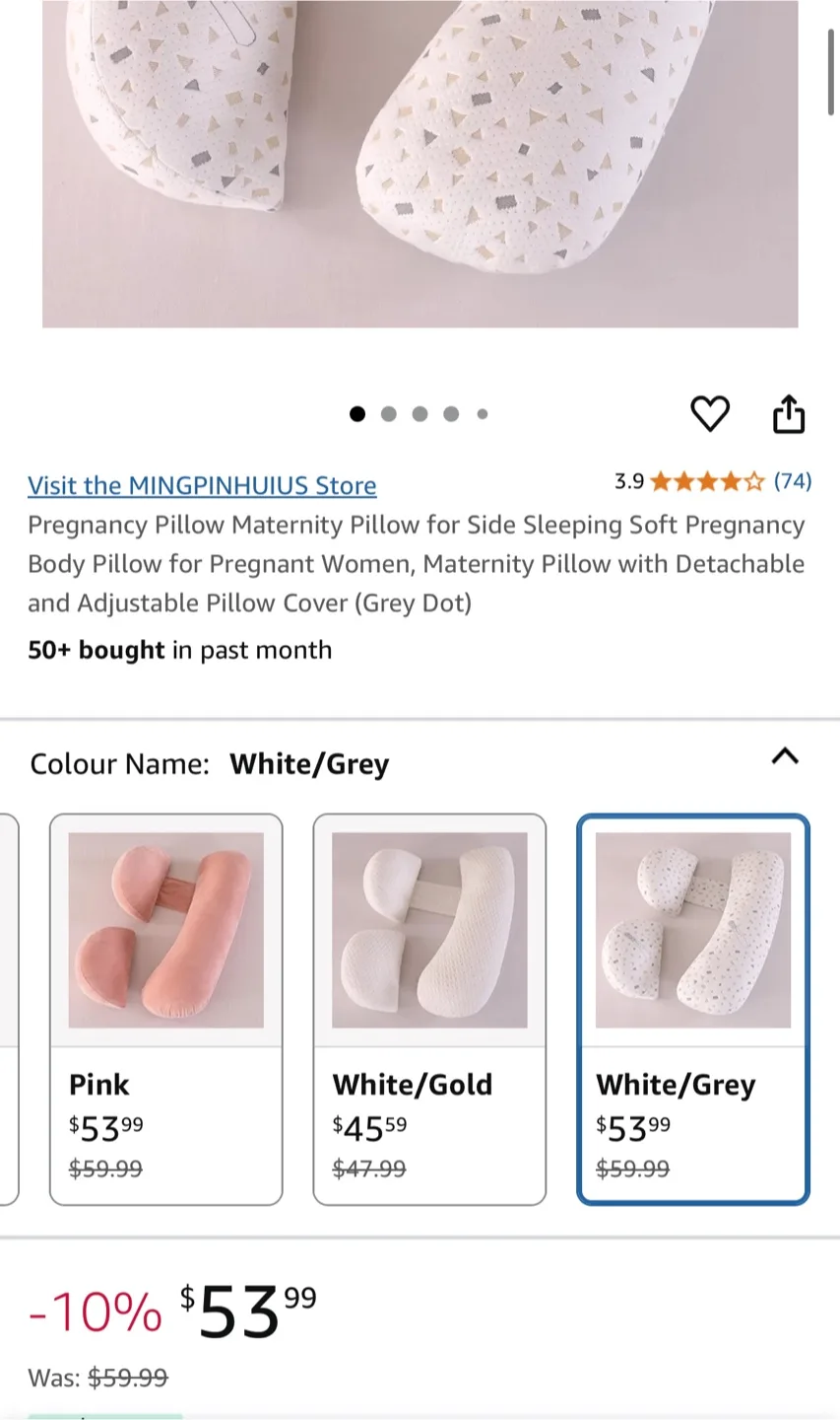 Side Sleeping Soft Pregnancy Body Pillow image indicator(3)