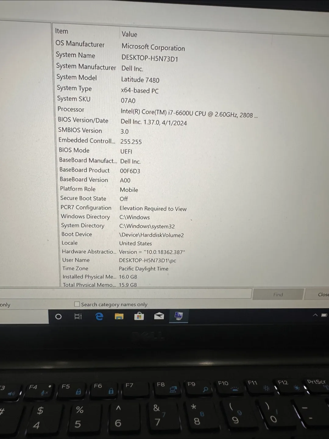 Dell Latitude 7480 Laptop i7 Ram 16GB image indicator(6)