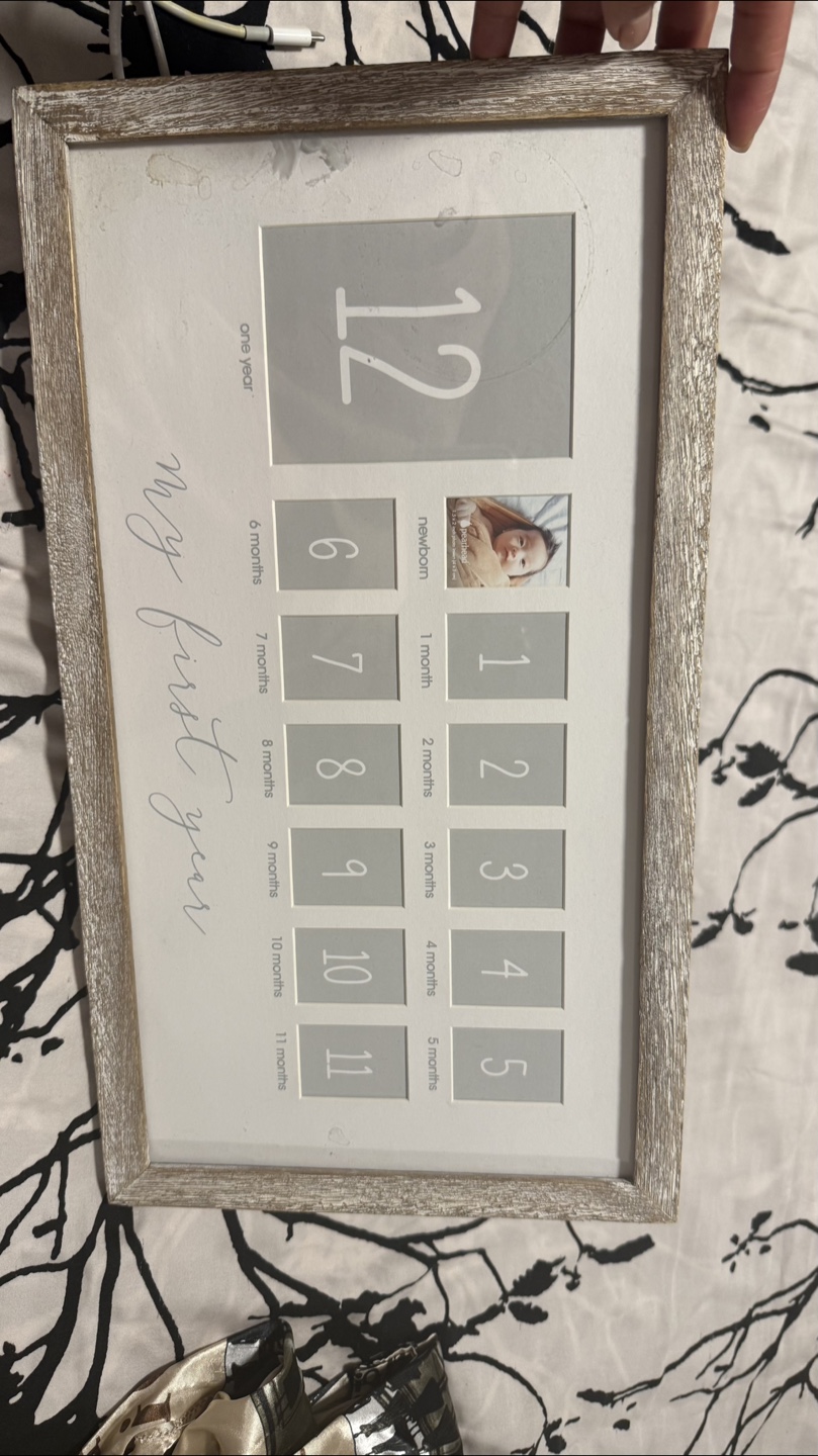 My First Year Photo Frame