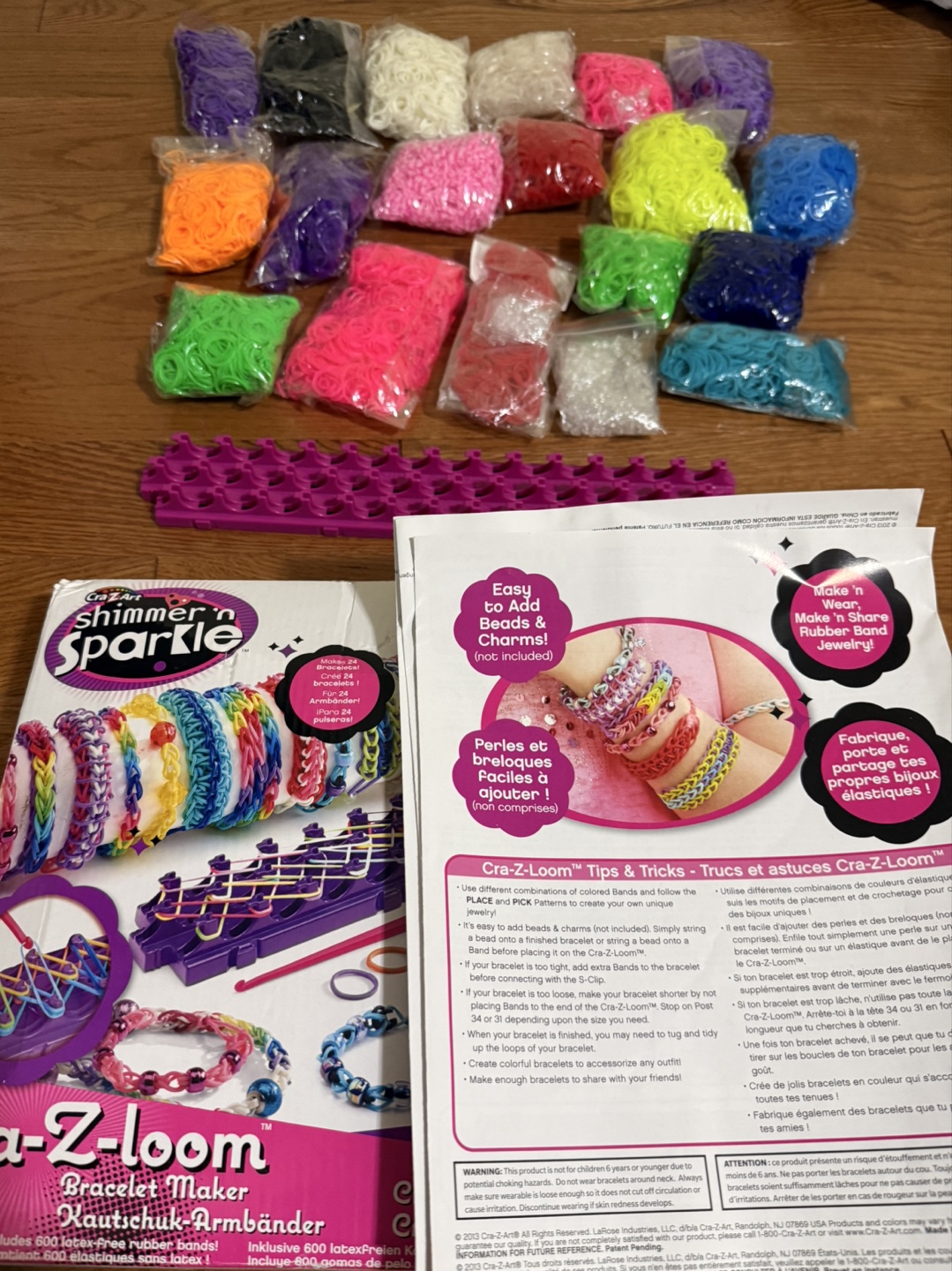 Bracelet Maker, Rainbow loom Kit with Bands,