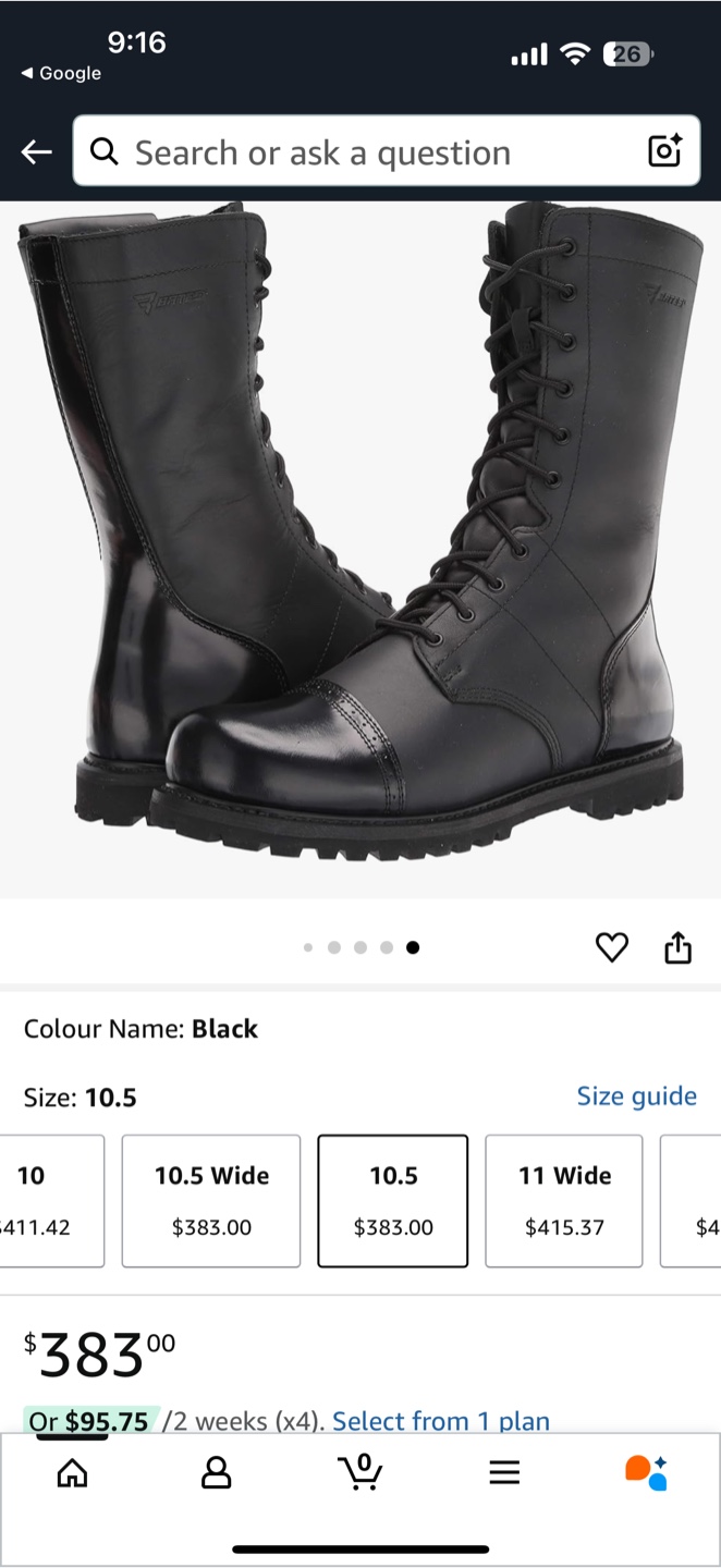 Bates Paratrooper boots Size 10.5 - photo 5