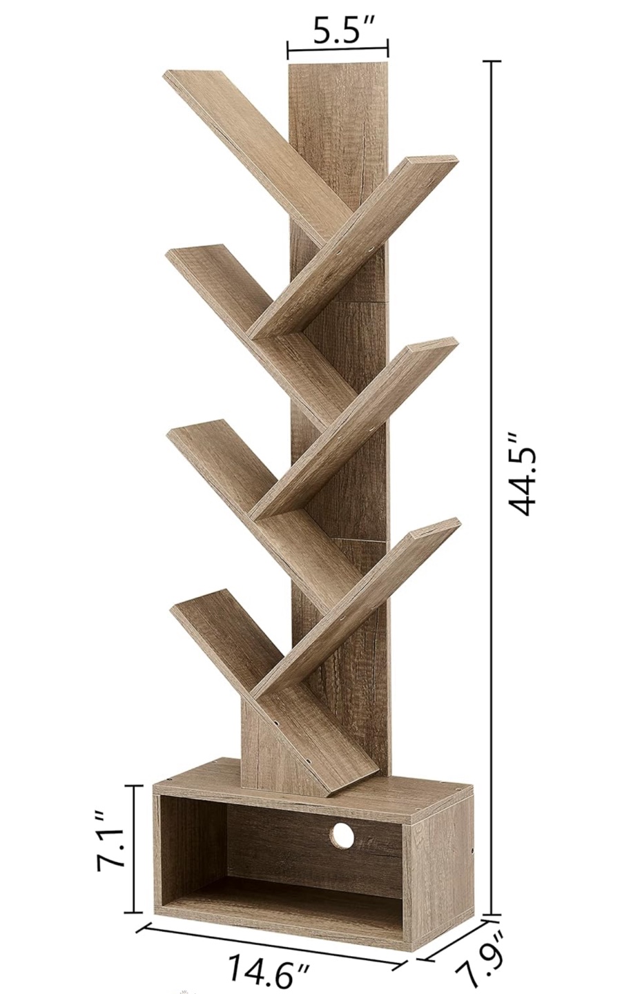 Wooden Tree Bookshelf - photo 3