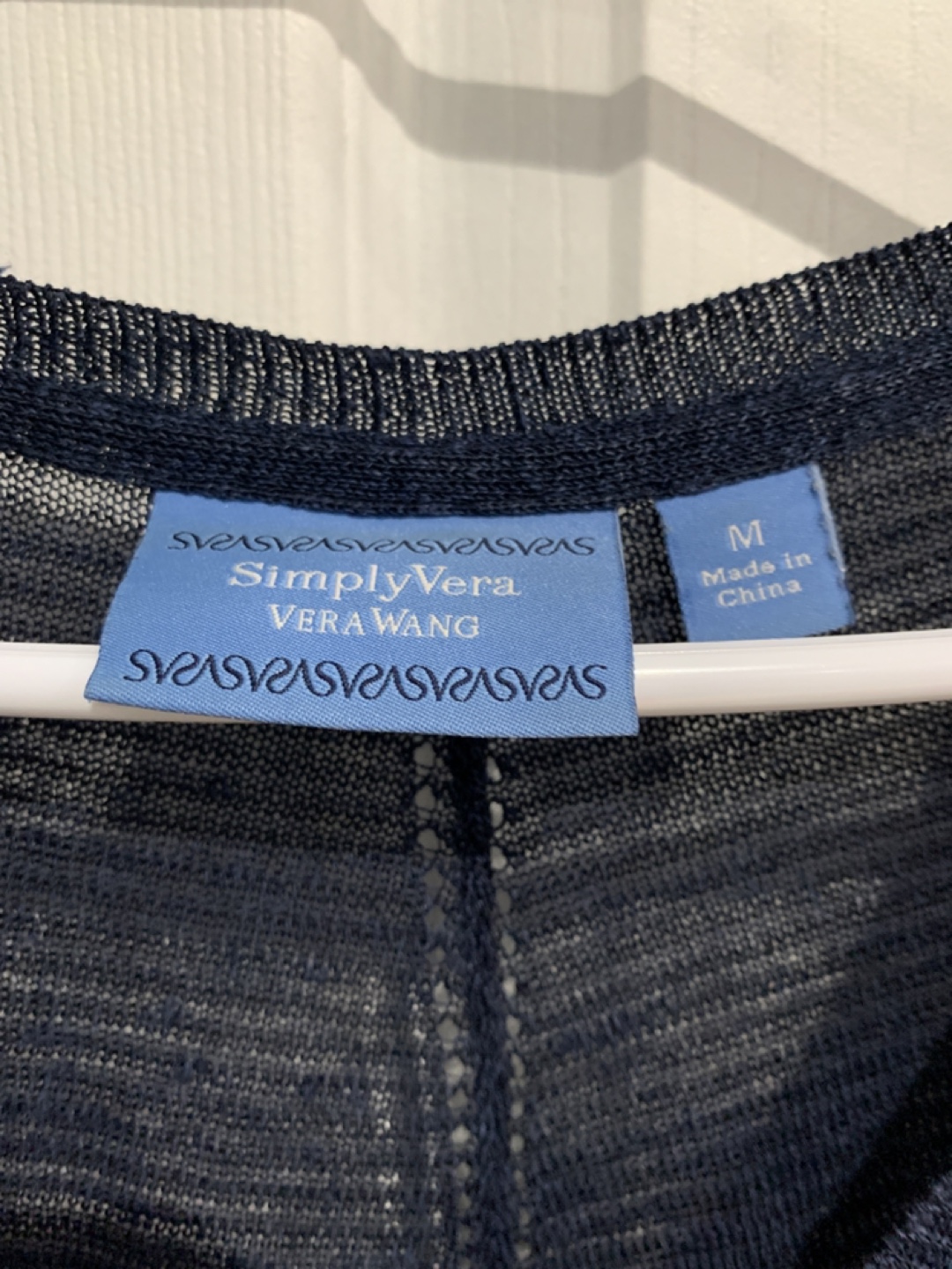 Simply Vera Vera Wang Navy Blue Sweater - photo 2