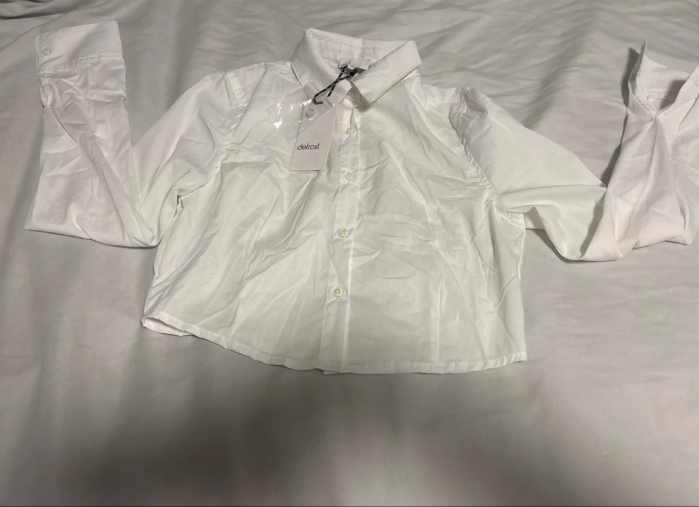 New with Tags White Button Up Shirt image indicator(2)