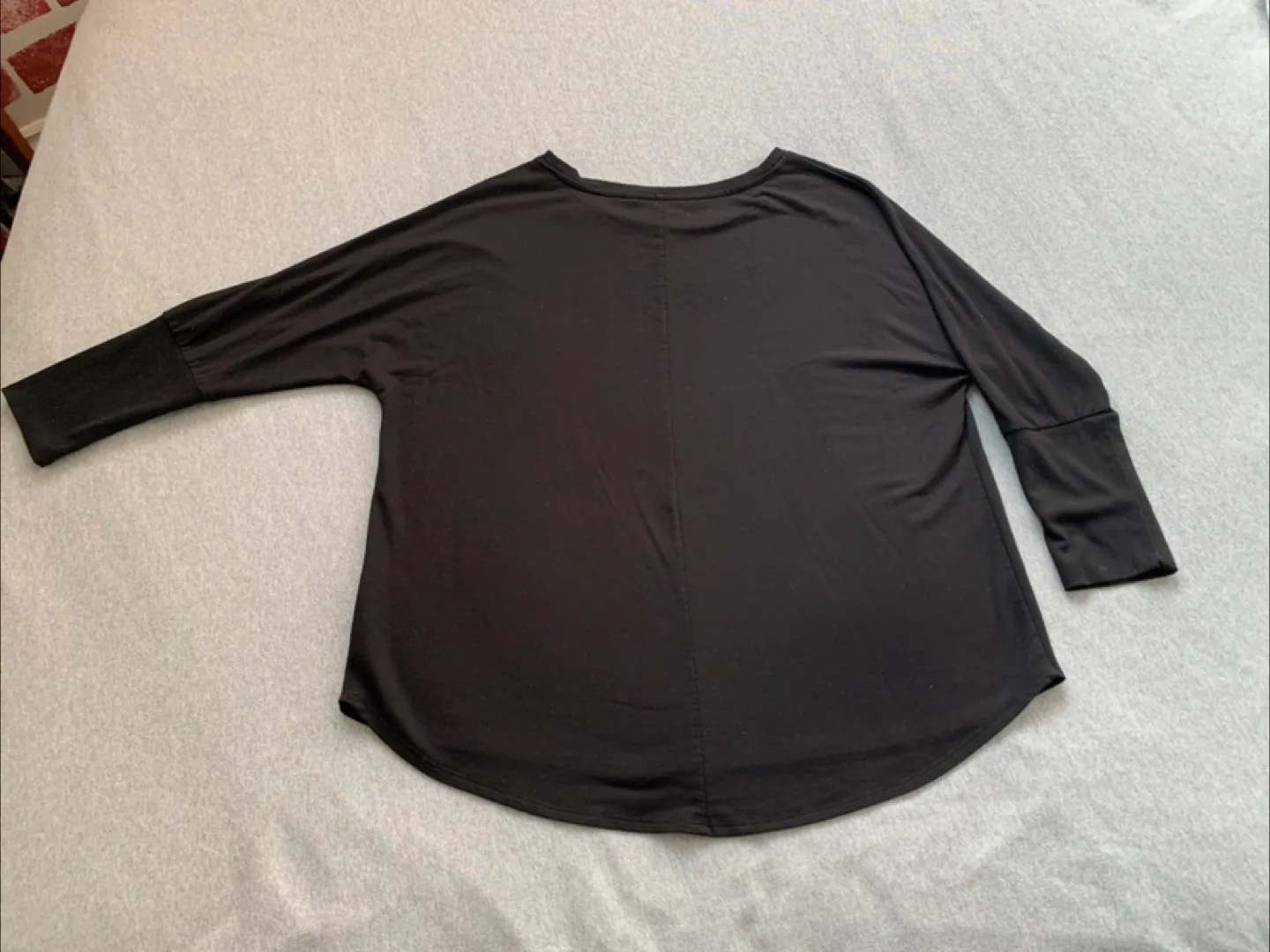 Black Relaxed Fit Top - Ladies 2X image indicator(2)
