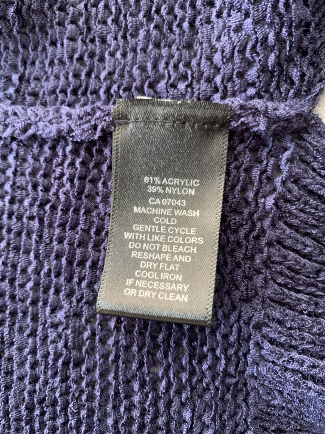 Dark Blue Cardigan Sweater - Ladies XL - photo 4