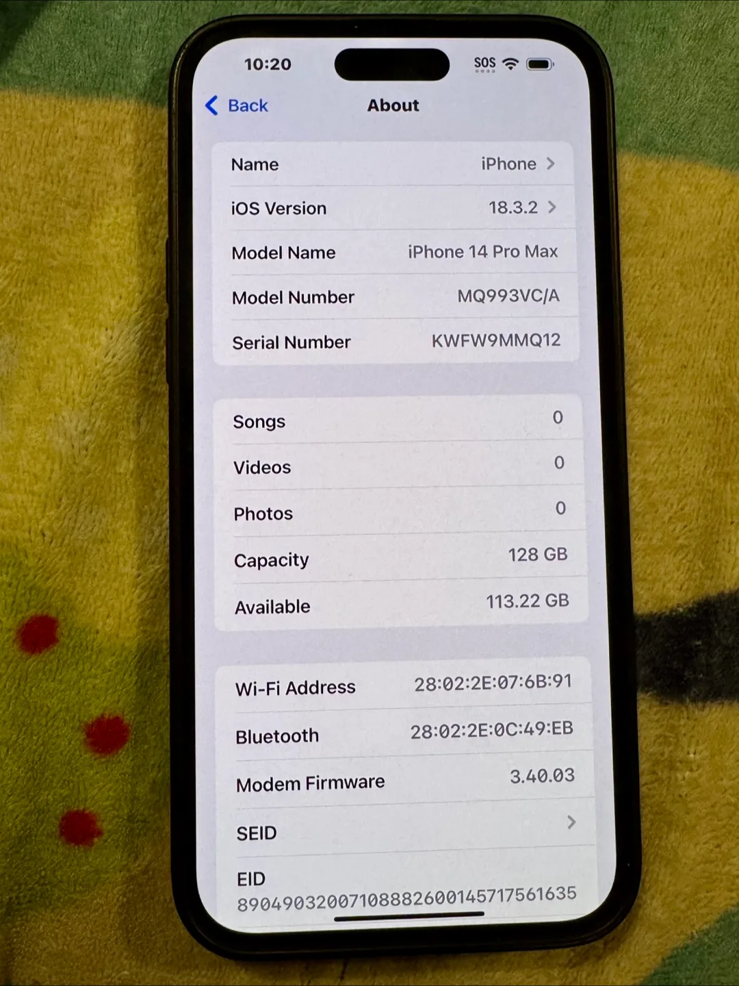 iPhone 14 Pro Max - 128 GB Deep Purple thumbnail