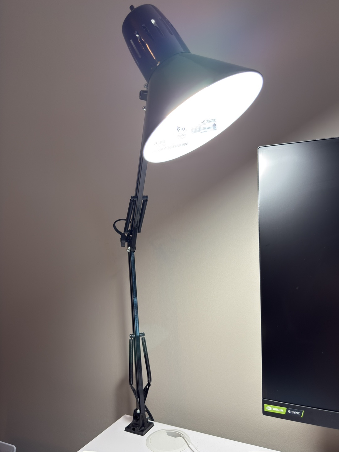 Desk Lamp (Clamp-on, Staples)