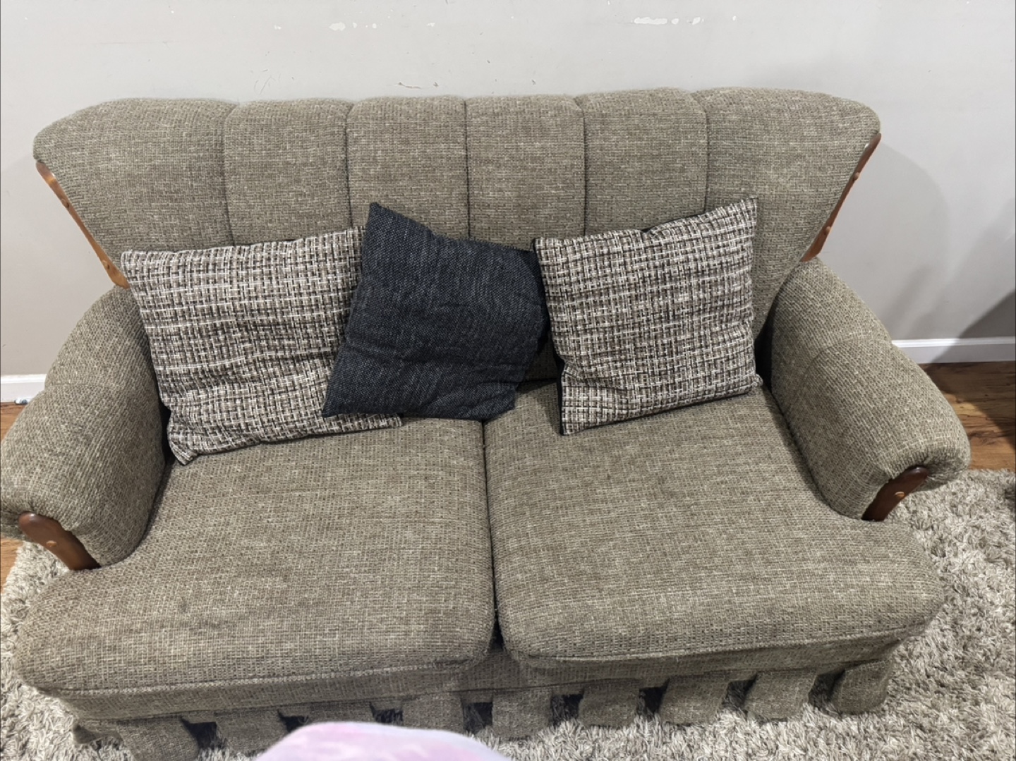 Vintage Loveseat and Coffee Table Set - photo 3