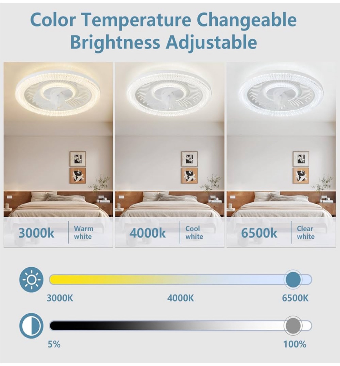 Ceiling Fan with LED Lights - photo 4