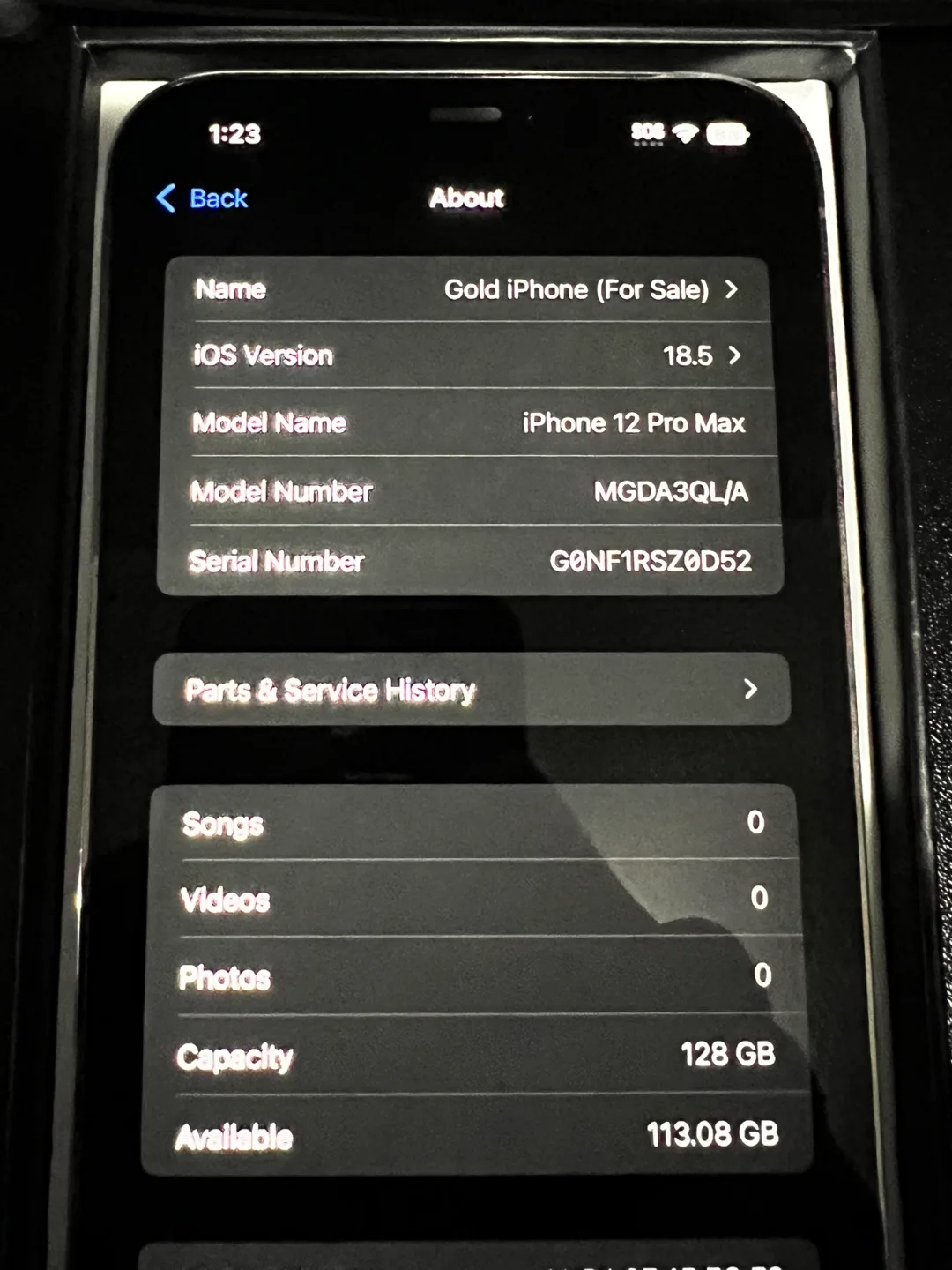 Apple iPhone 12 Pro Max - Gold - 128GB - Unlocked image indicator(3)