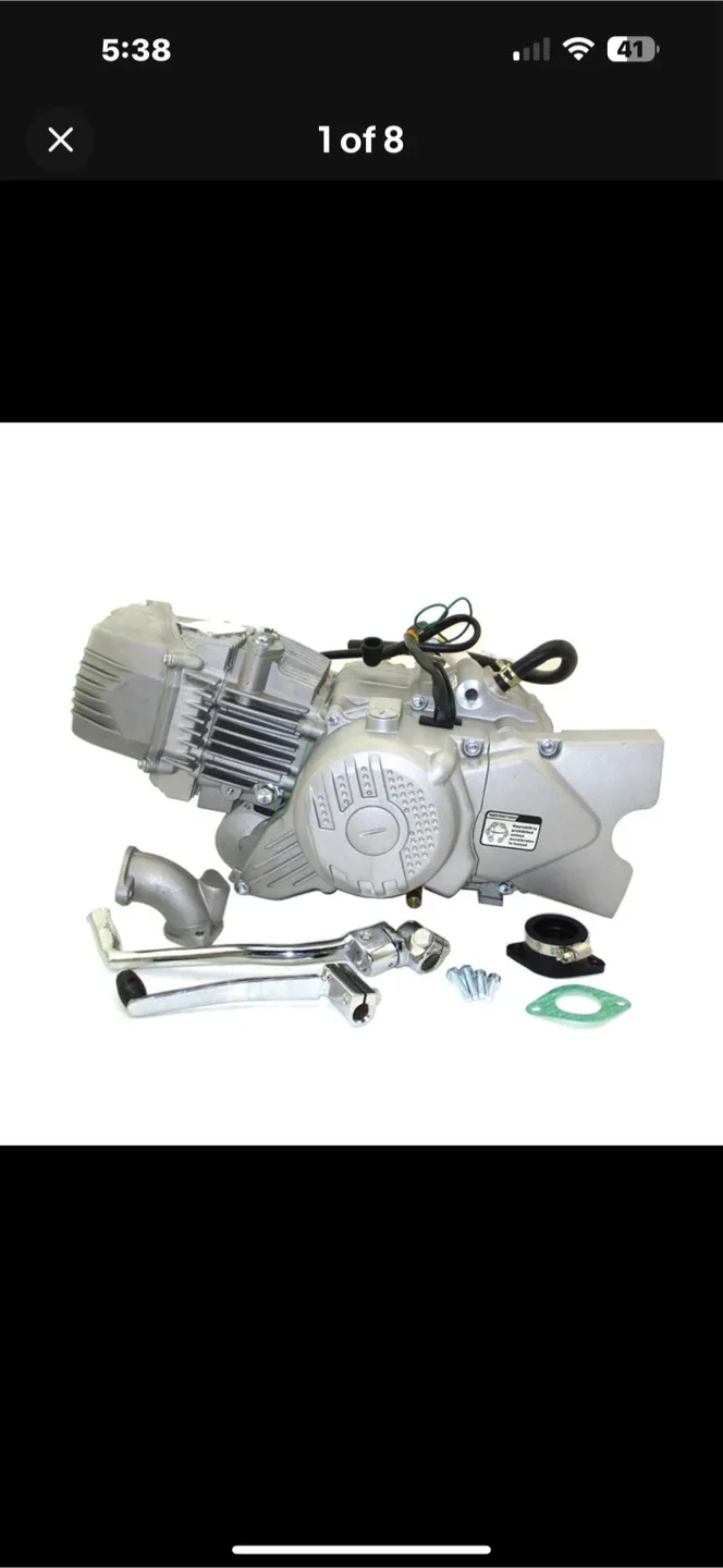 Motorcycle Engine with Parts thumbnail