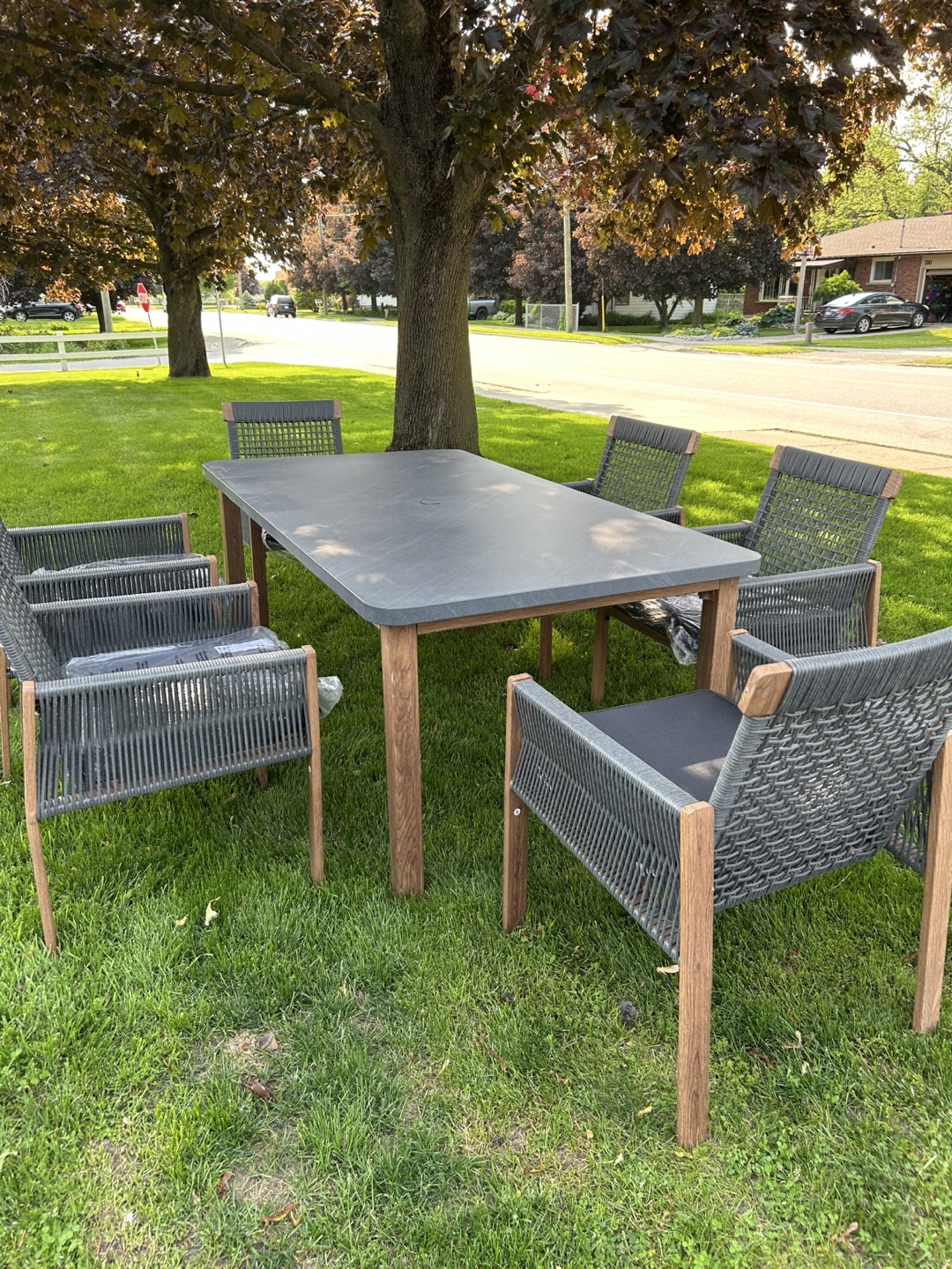 CANVAS Vernon 7-Piece Patio Dining Set - photo 3