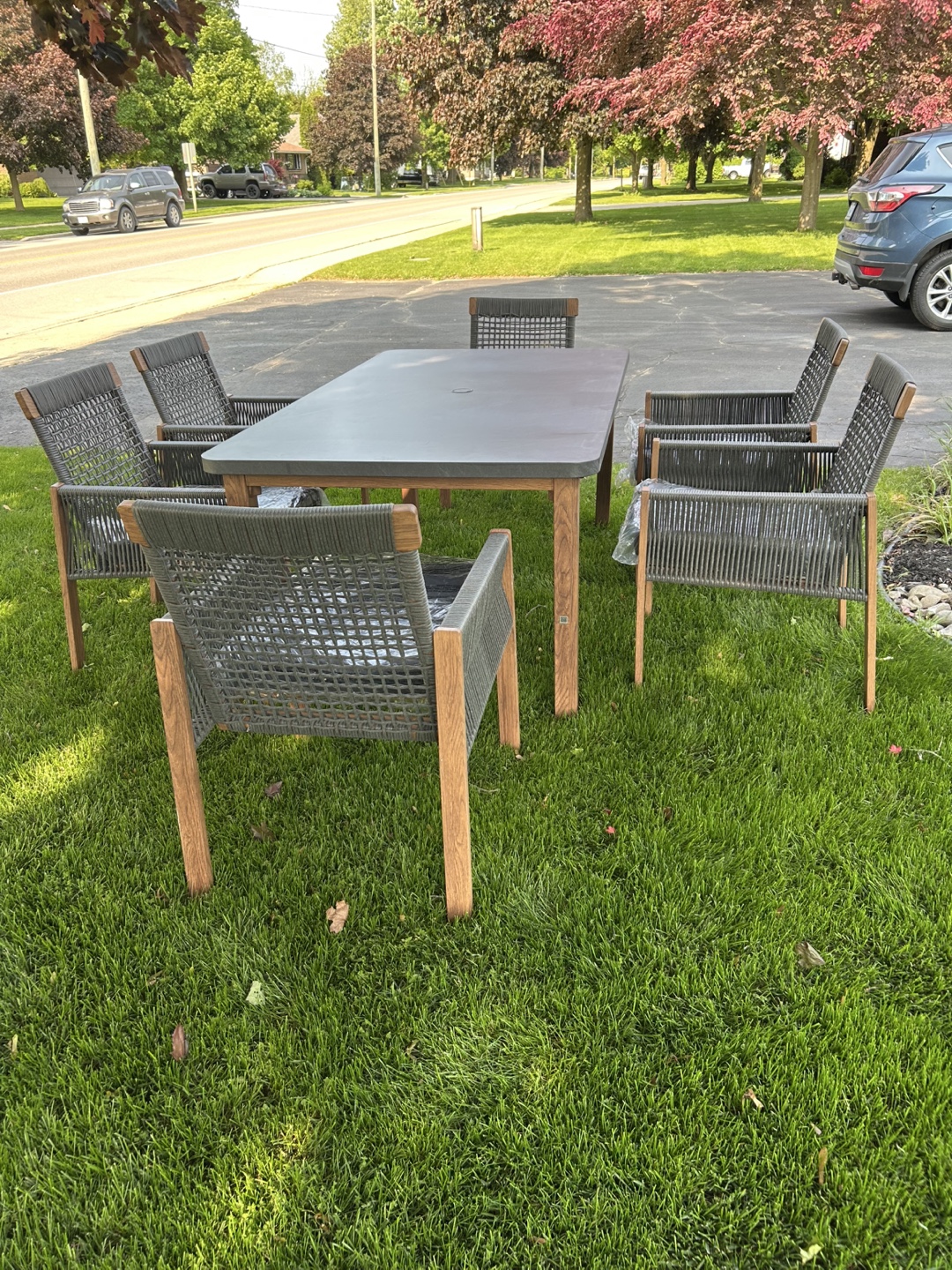 CANVAS Vernon 7-Piece Patio Dining Set - photo 2