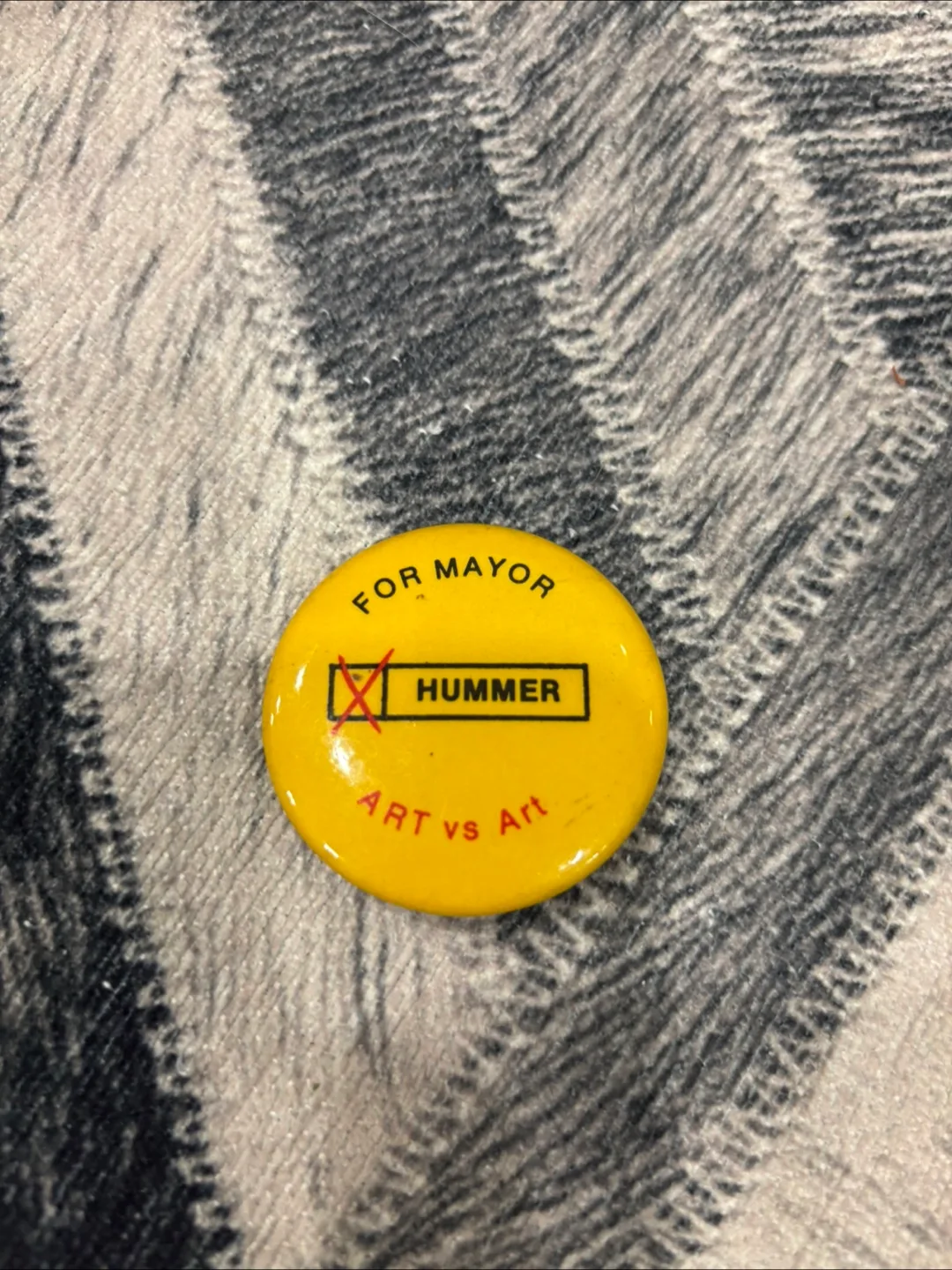 Hummer for Mayor Pin thumbnail