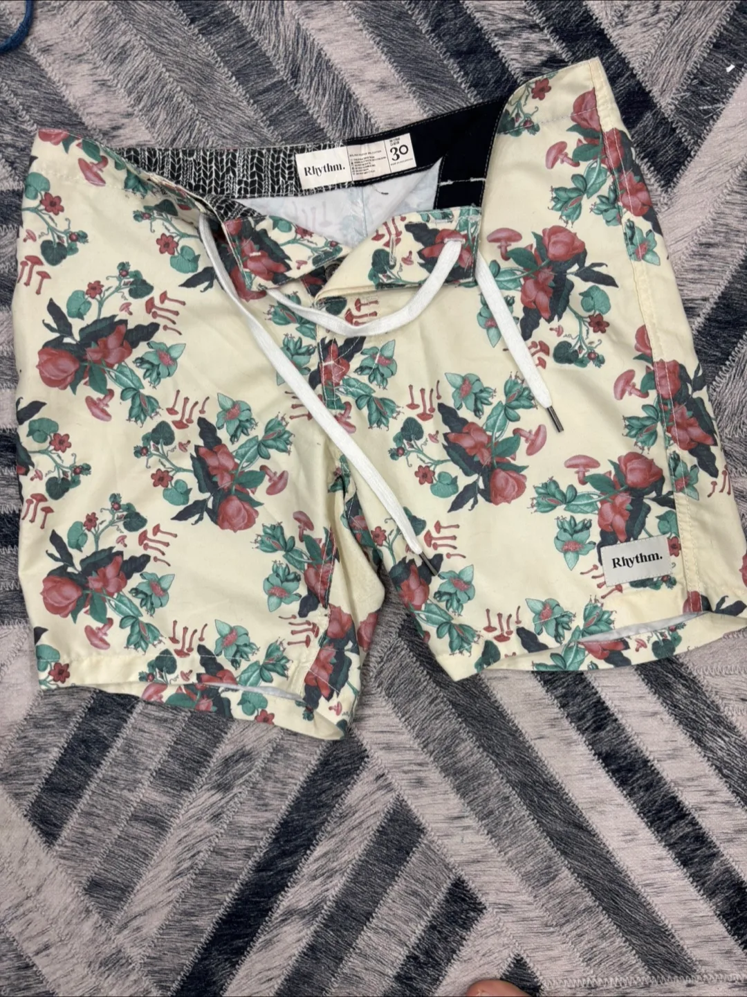 Rhythm Floral Board Shorts - Size 30 thumbnail