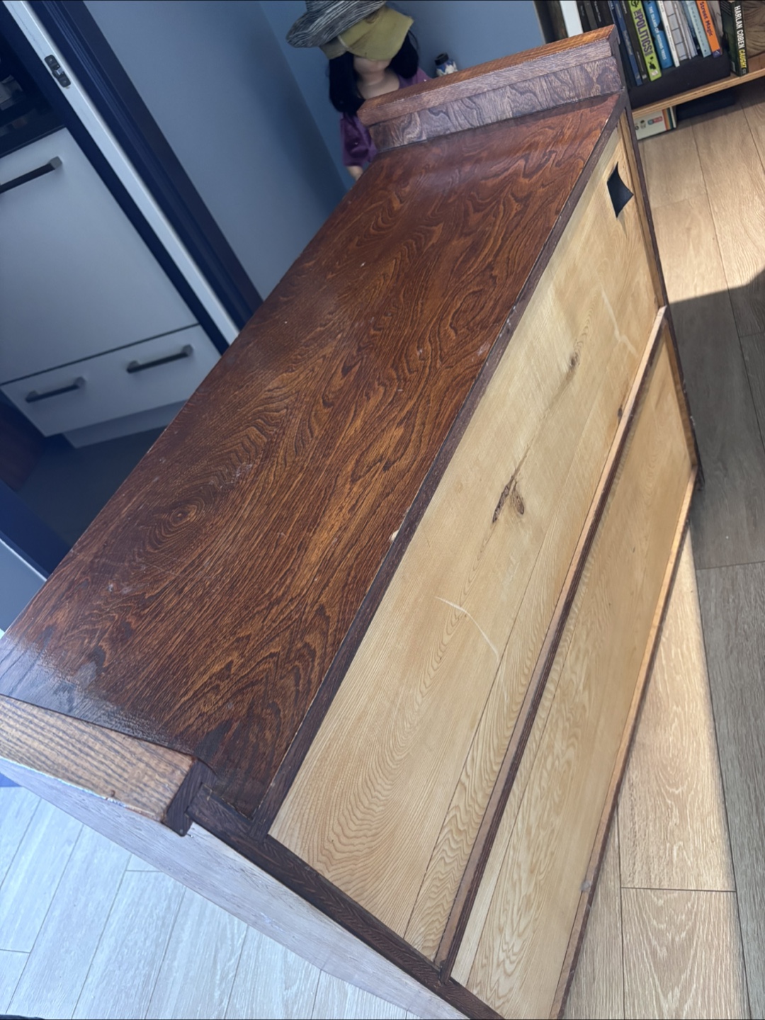 Wooden shelving unit - photo 4