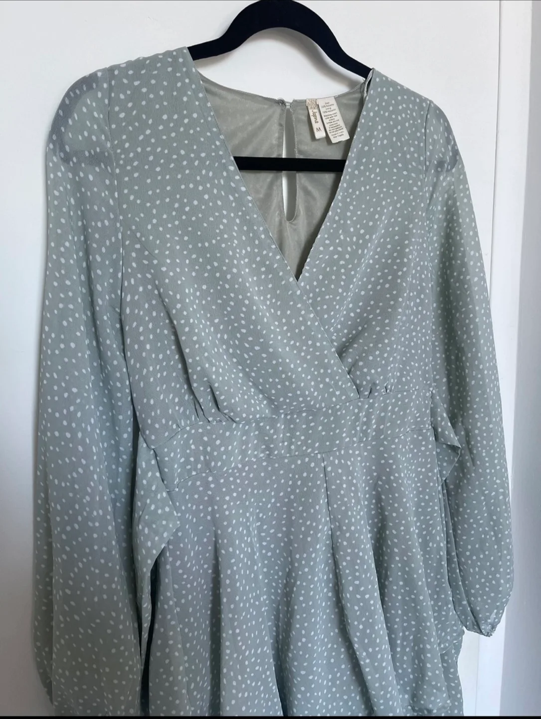 Sage Polka Dot Dress thumbnail