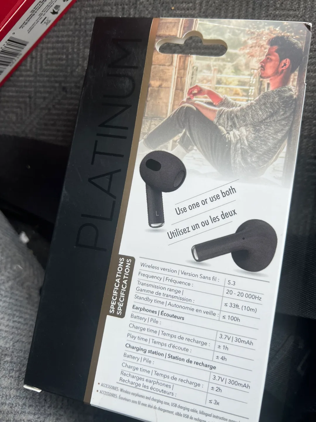 Escape Platinum Wireless Earphones thumbnail