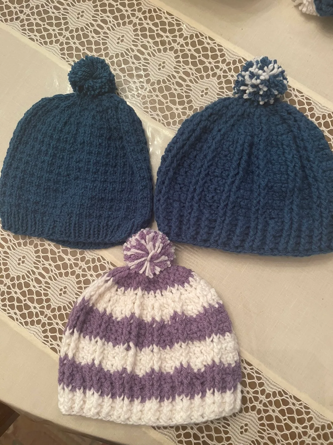 Handmade hats and fingerless gloves thumbnail