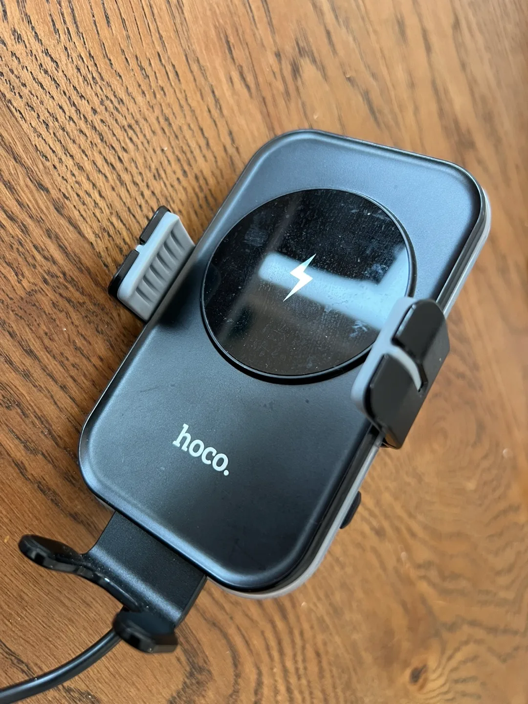 Hoco Wireless Phone Charger car phone holder image indicator(3)