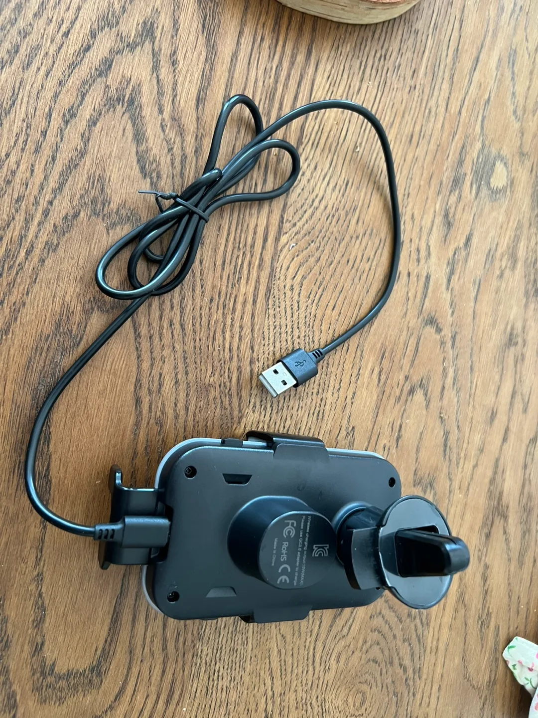 Hoco Wireless Phone Charger car phone holder image indicator(2)