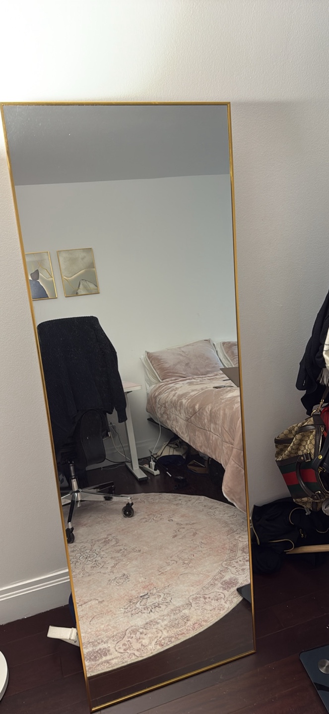 Gold Framed Full Length Mirror