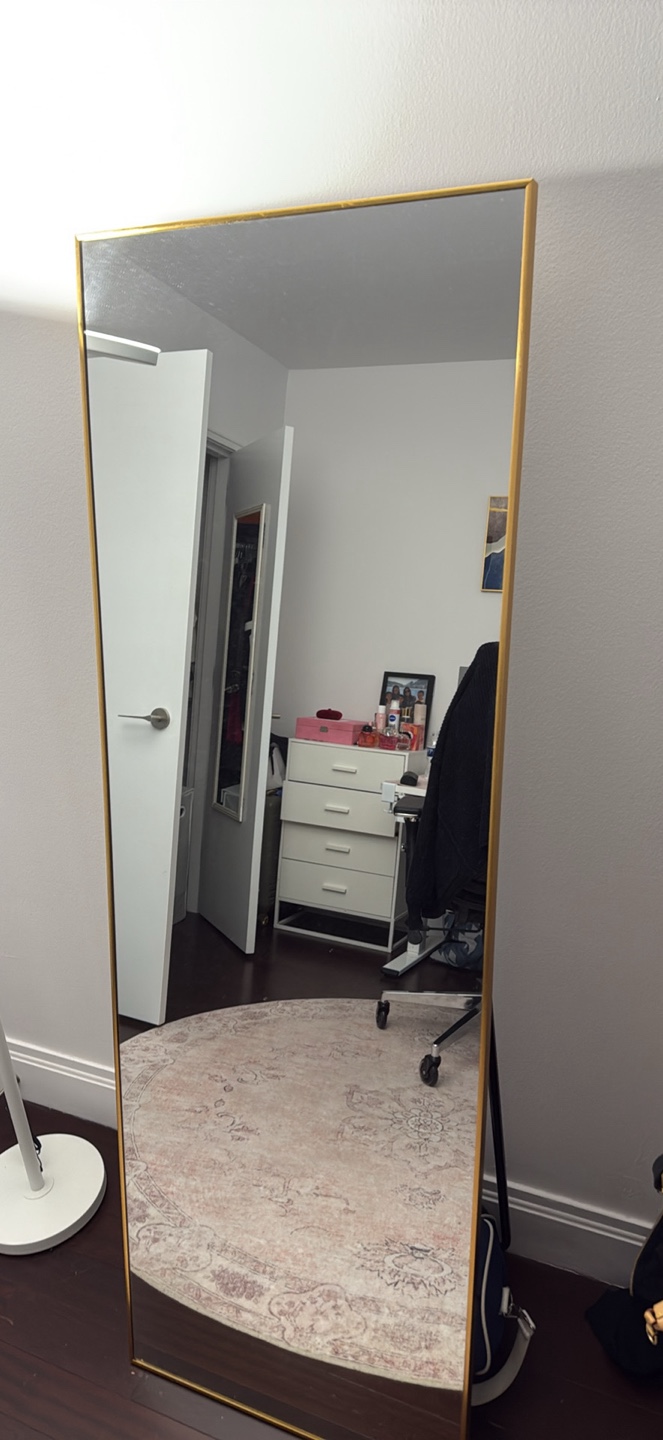 Gold Framed Full Length Mirror - photo 2
