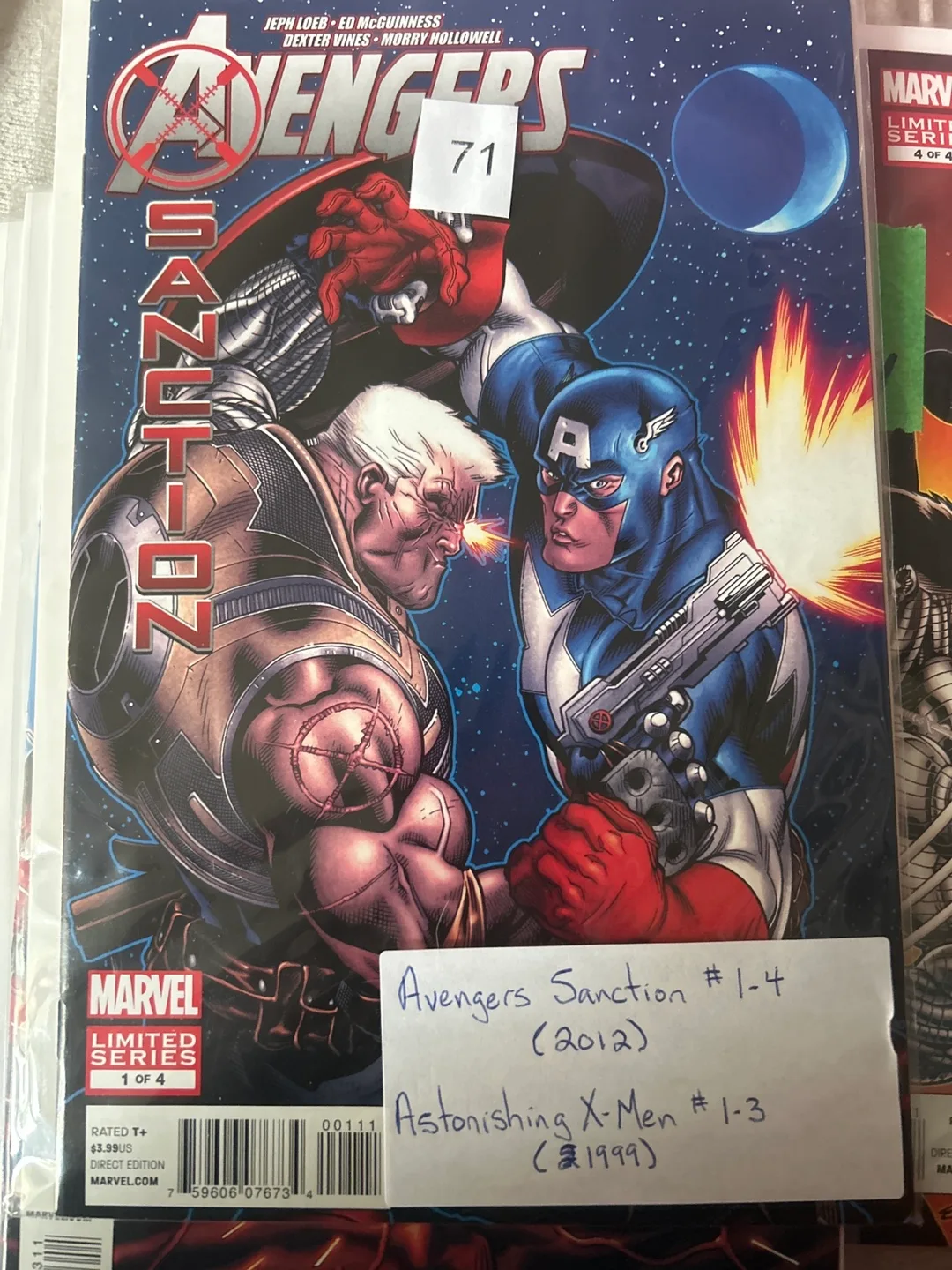 Marvel Avengers Sanction Comic Book Lot