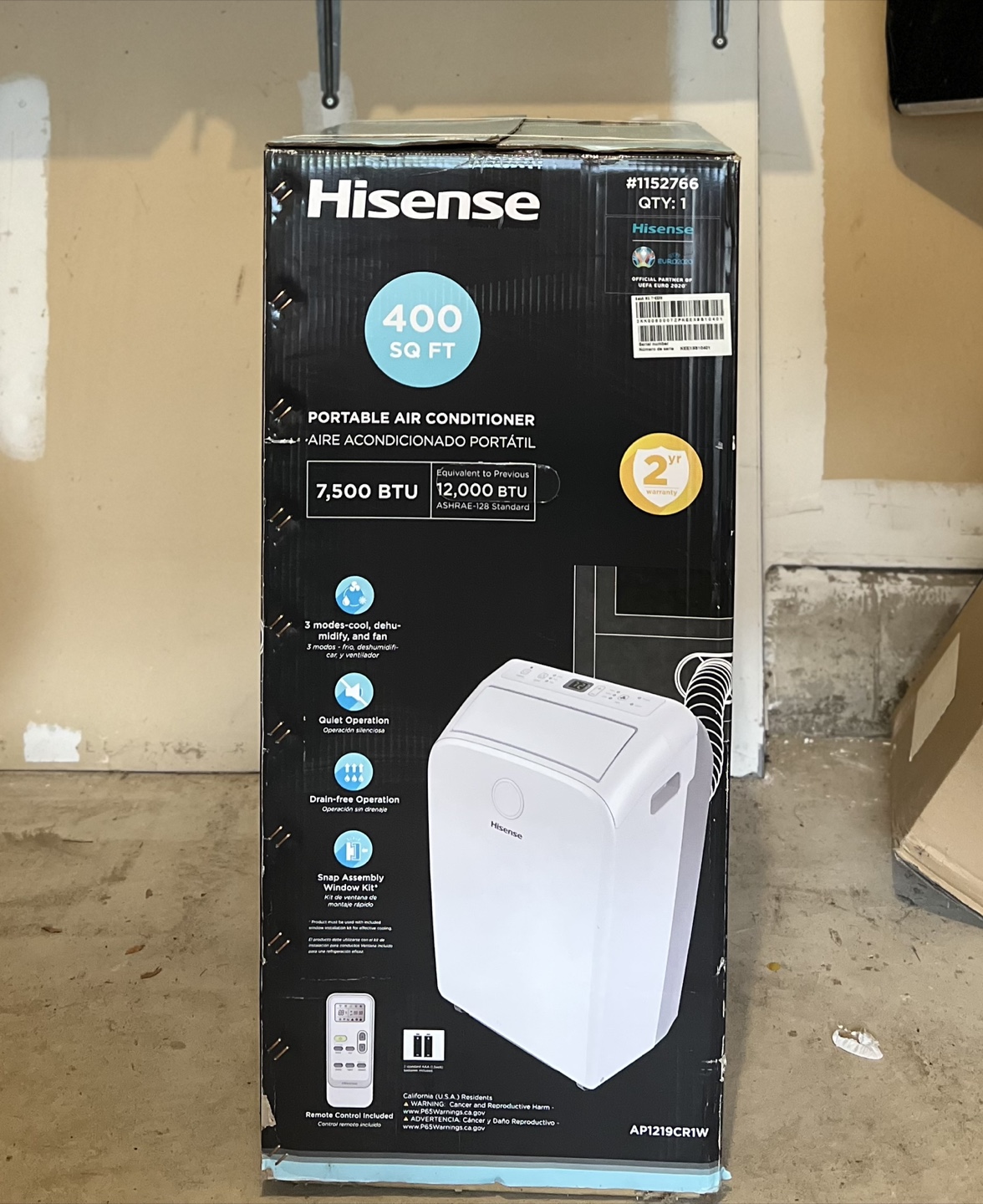 Hisense Portable 3-in-1 Air Conditioner ‘Like New’ for Sale! - photo 4