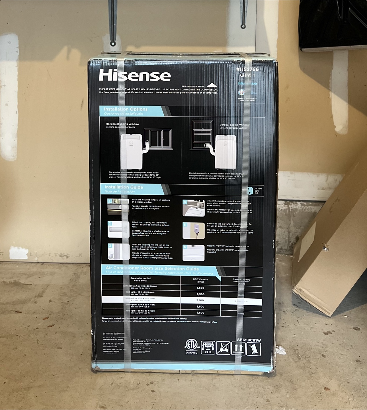 Hisense Portable 3-in-1 Air Conditioner ‘Like New’ for Sale! - photo 2