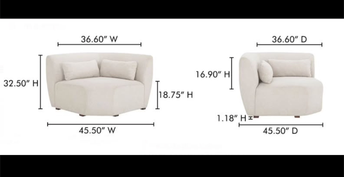 Modular COUCH / SOFA - BRAND NEW Amelia - Moes Home - photo 2