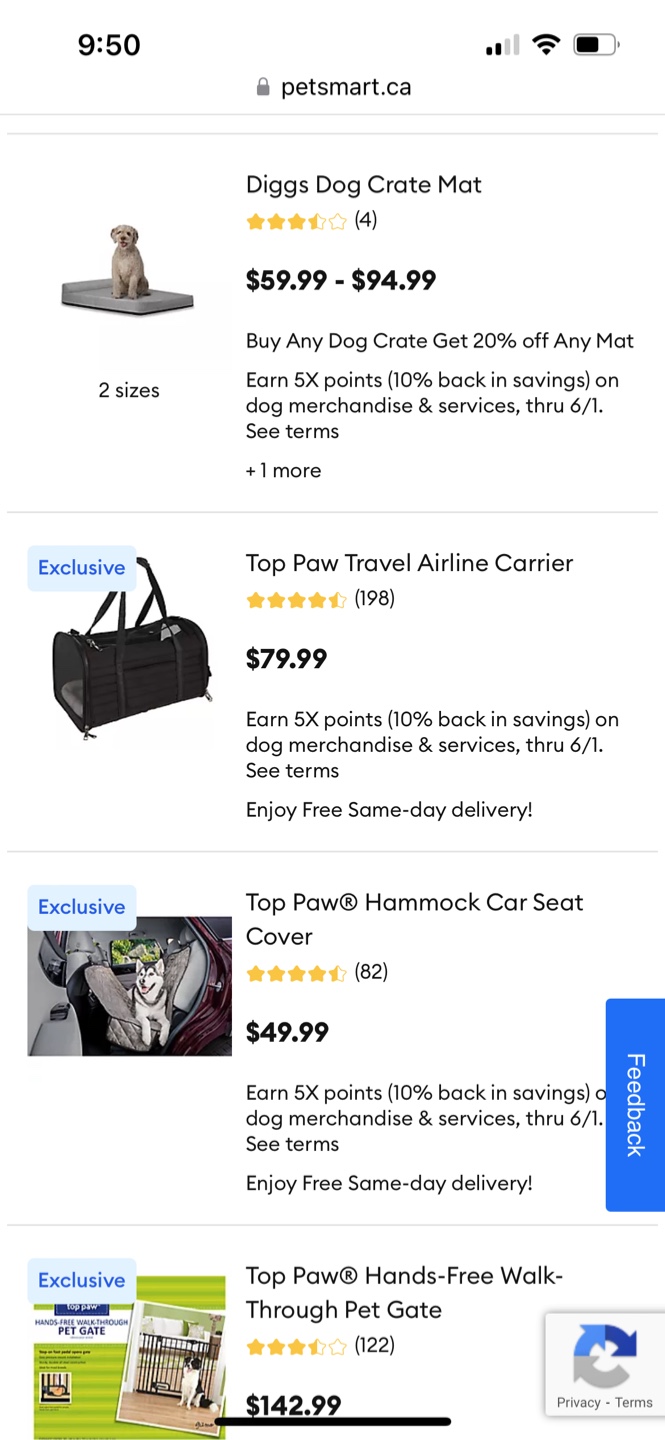 Top Paw Travel Airline Carrier
