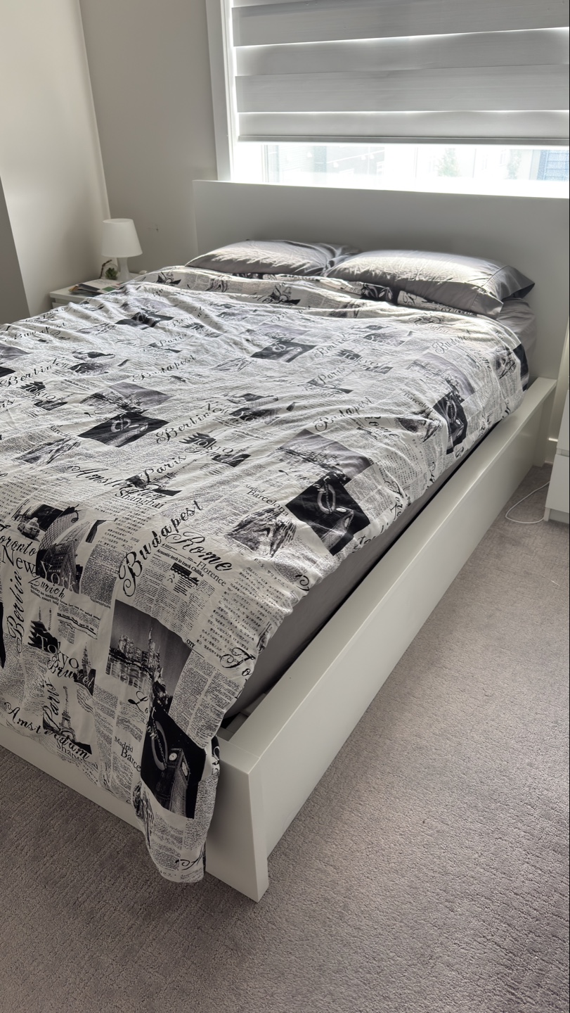 Ikea Queen Bed Frame with Storage - photo 3