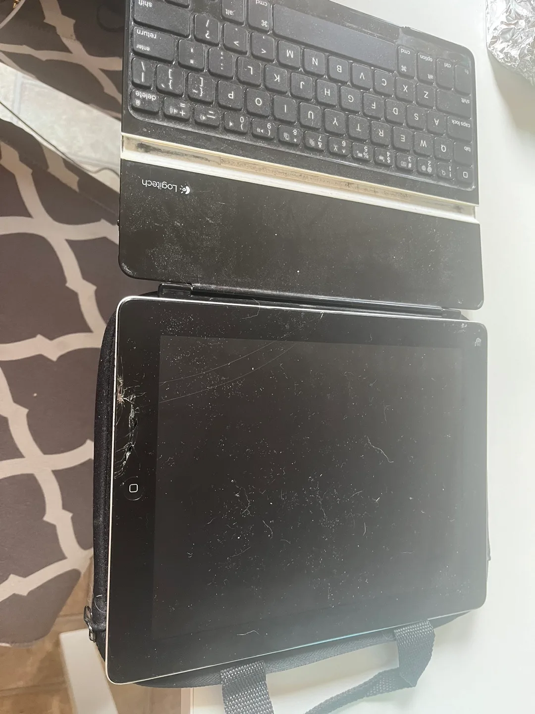 iPad with Logitech Keyboard Case thumbnail