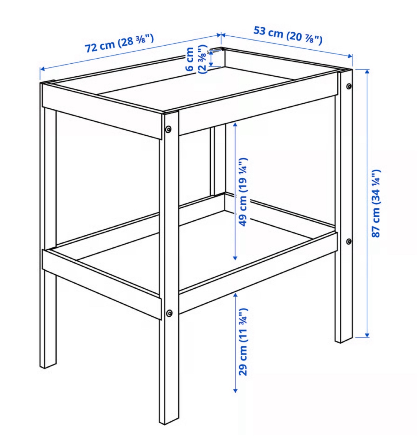 Wooden Changing Table #freecycle - photo 2