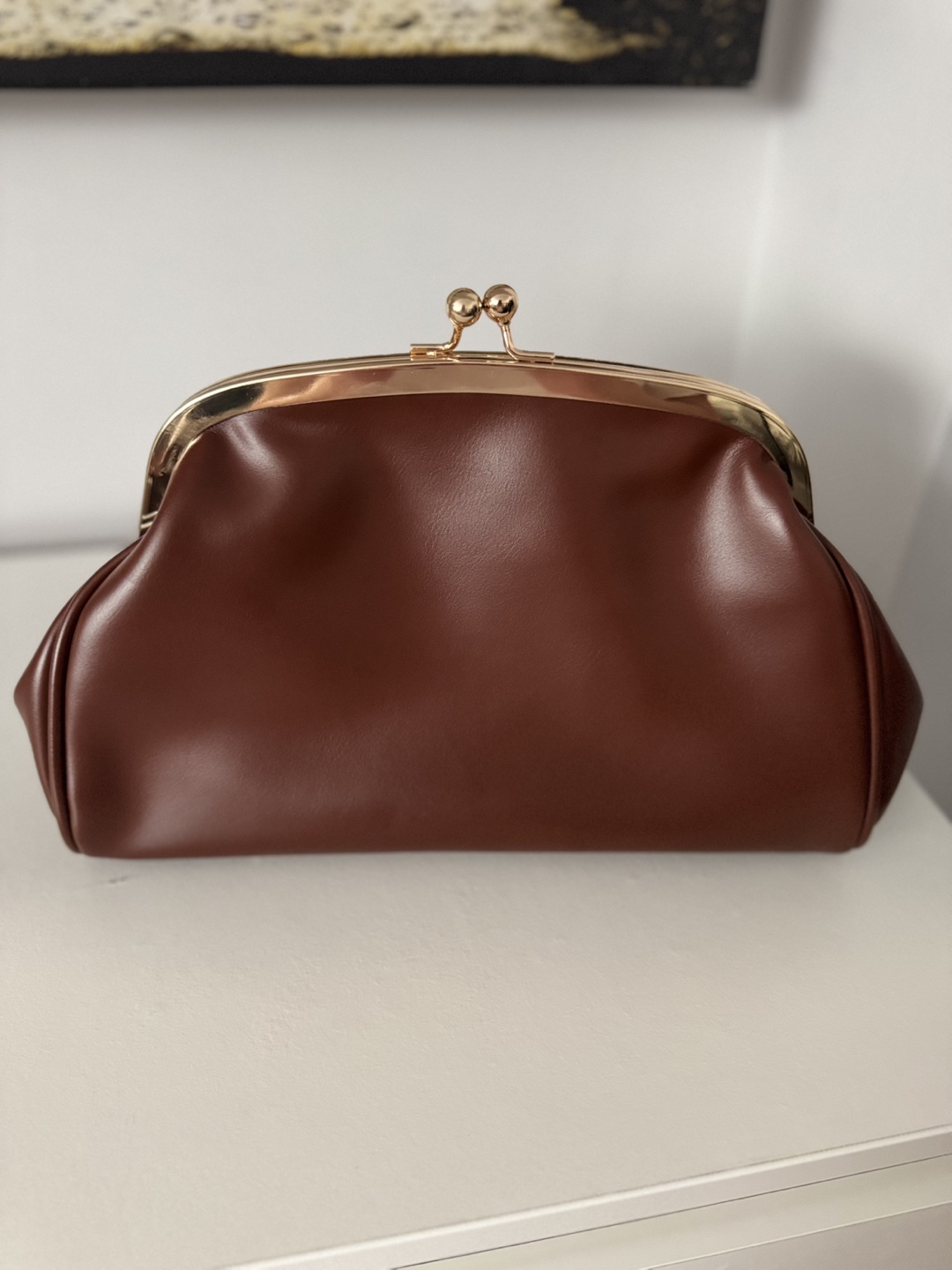 intage Kiss Lock Women Clutch