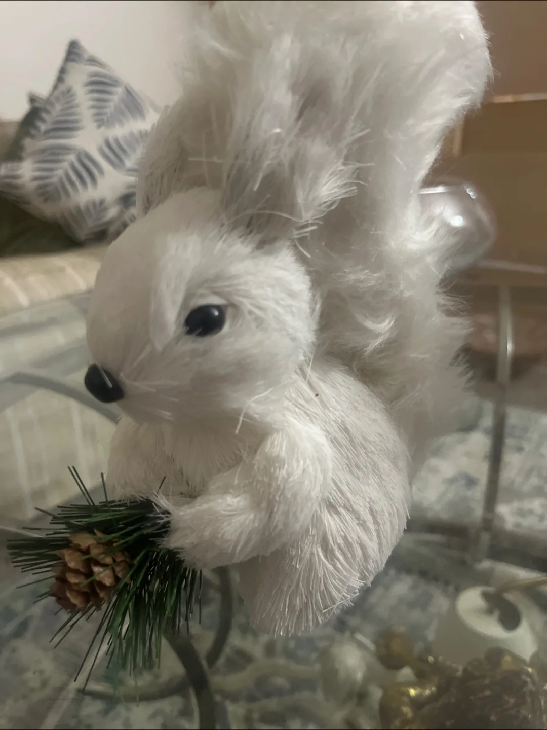 Canvas White Squirrel Decoration image indicator(2)