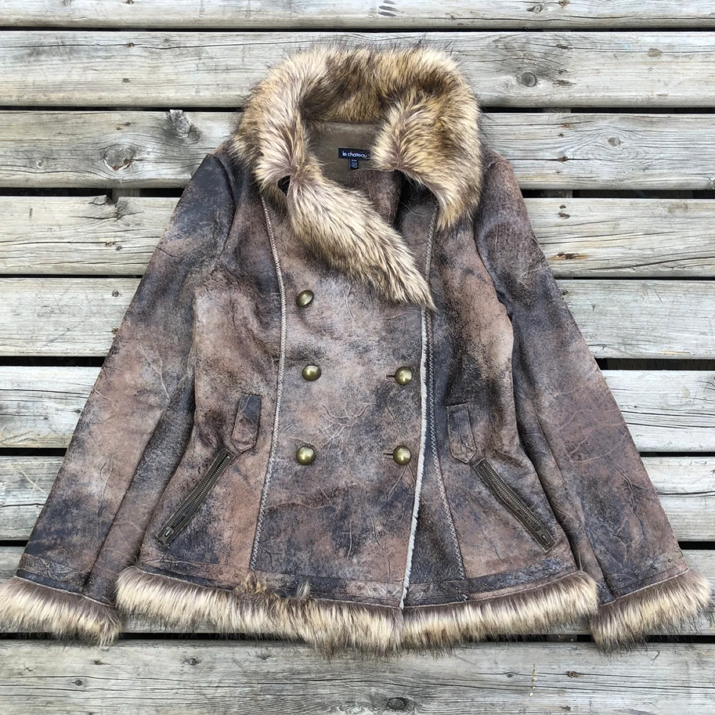 Le Chateau Faux Fur Vegan Winter Jacket thumbnail