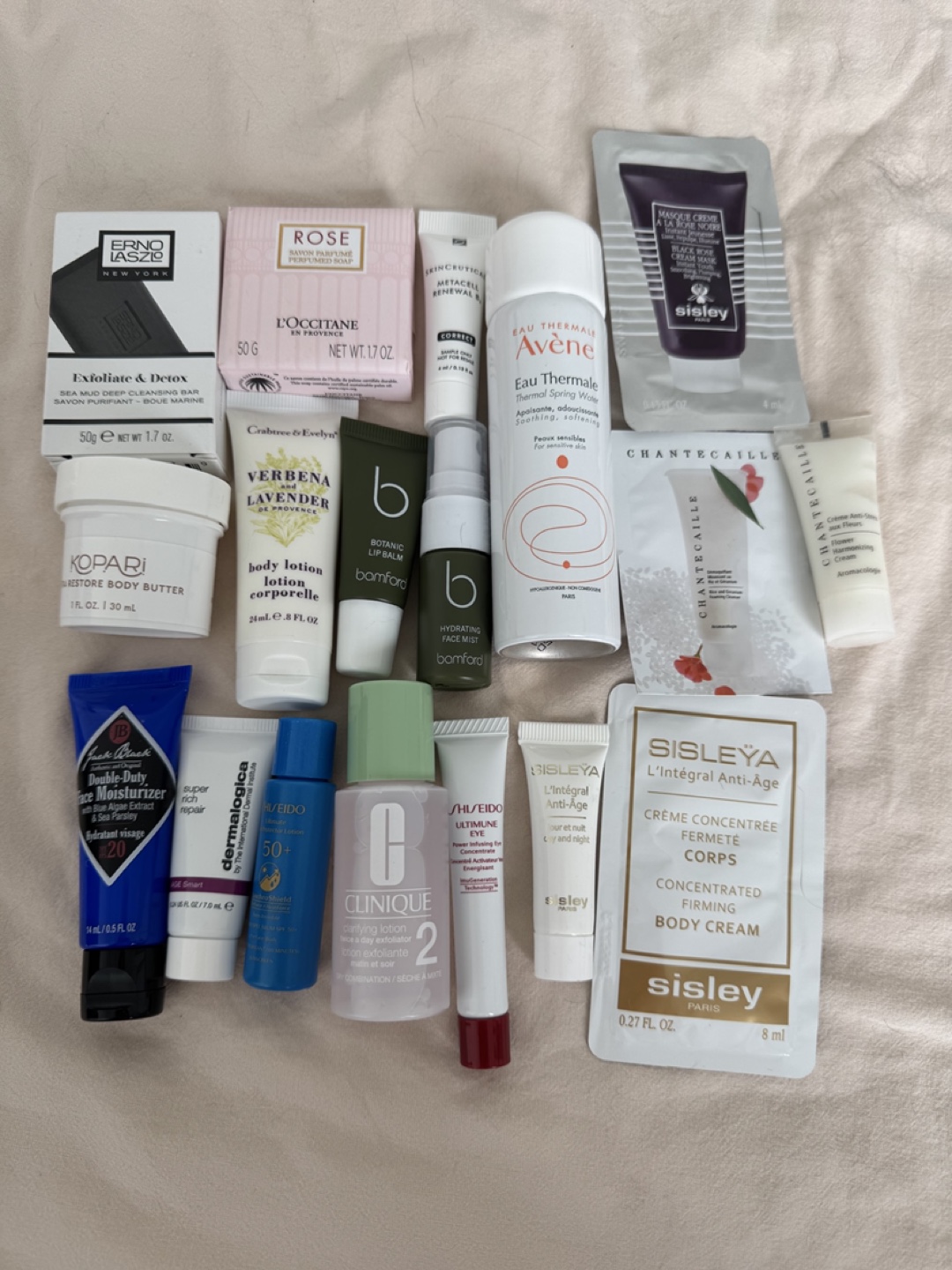 Assortment of Skincare and Beauty Products