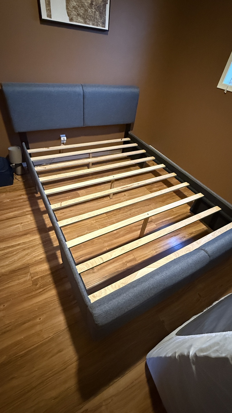 Queen Bed Upholstery 2 Drawer Frame