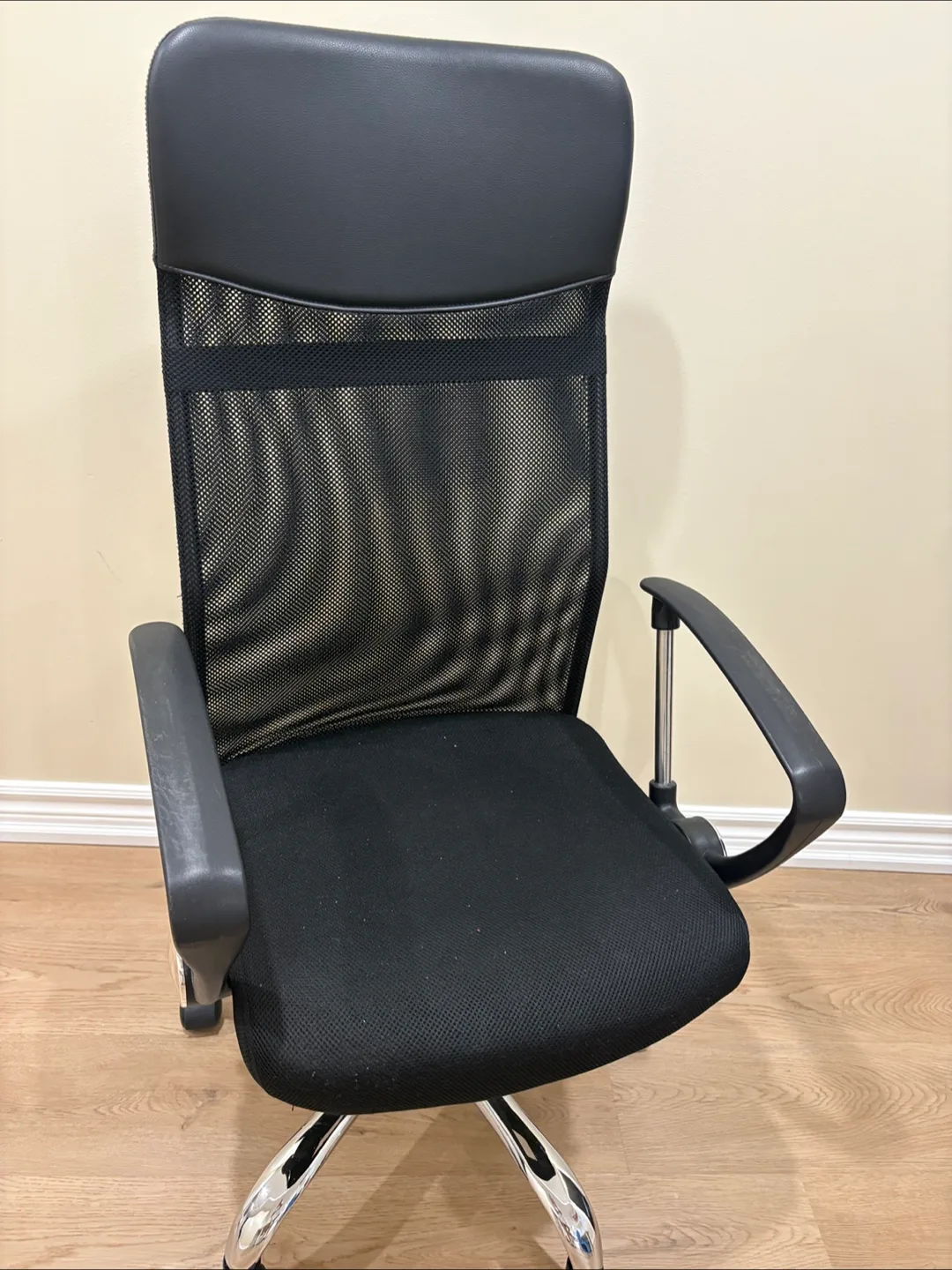 Set of 2 - Adjustable Height Black Office Chair thumbnail