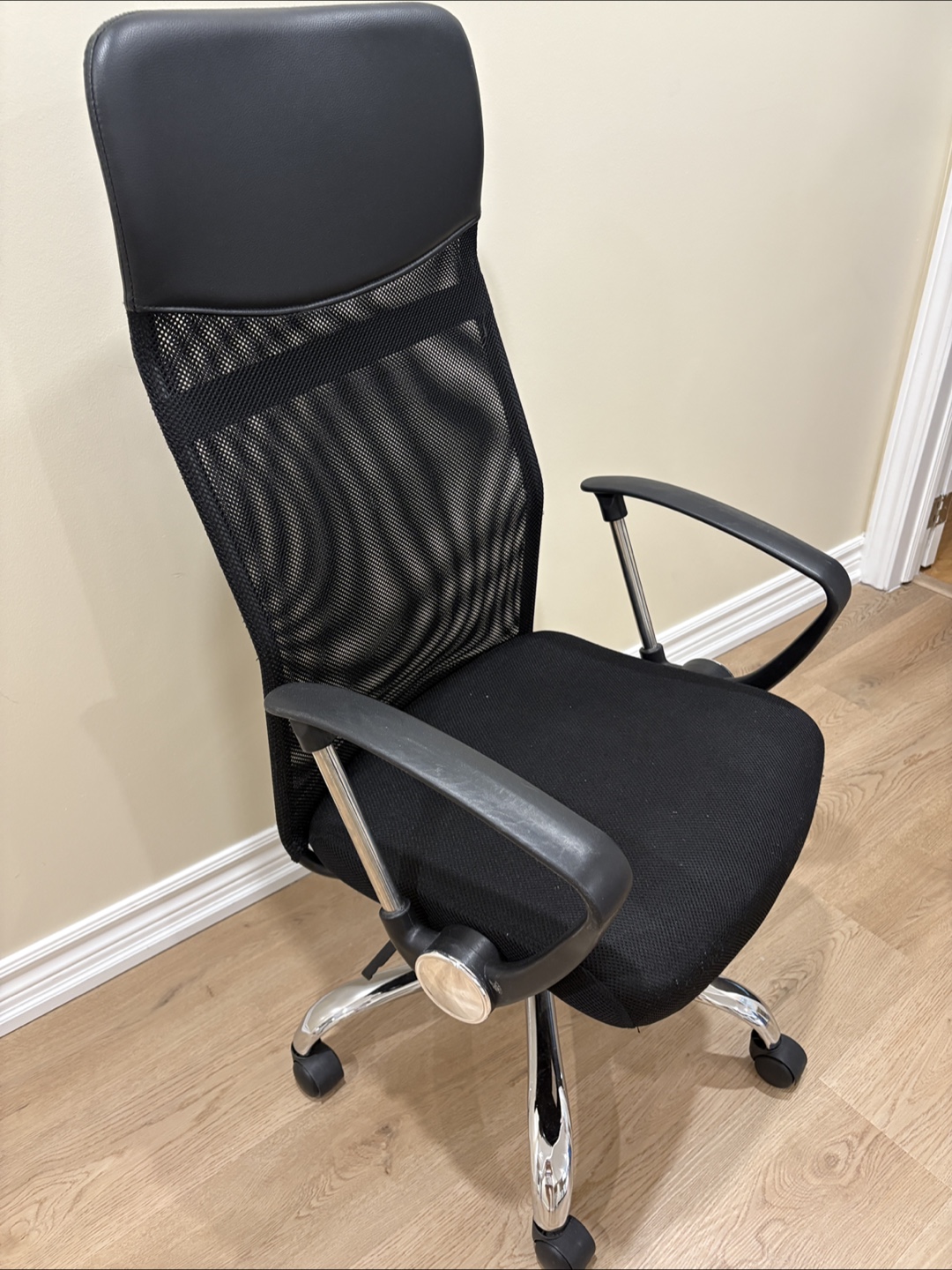 Set of 2 - Adjustable Height Black Office Chair - photo 2
