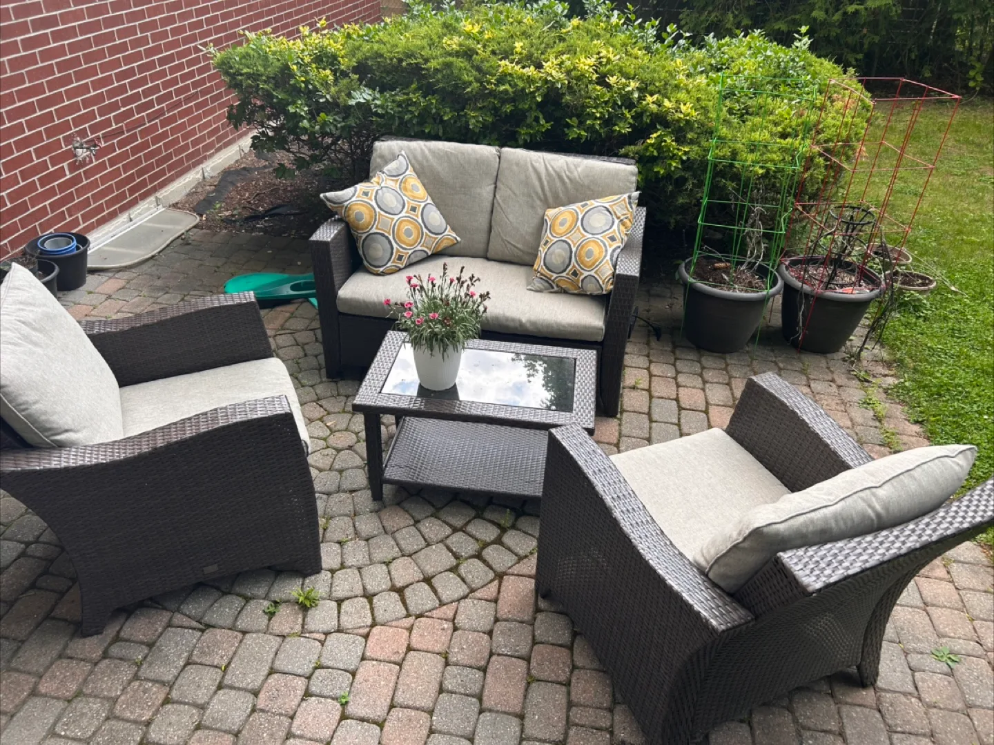 Outdoor Wicker Patio Furniture Set thumbnail