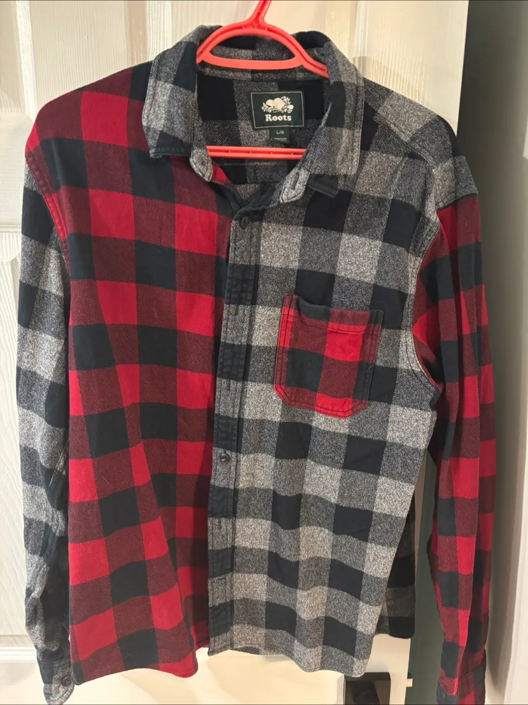 Roots Plaid Button-Up Shirt - L/G thumbnail