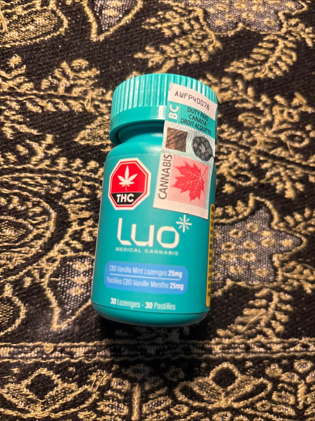 Luo CBD Vanilla Mint Lozenges thumbnail