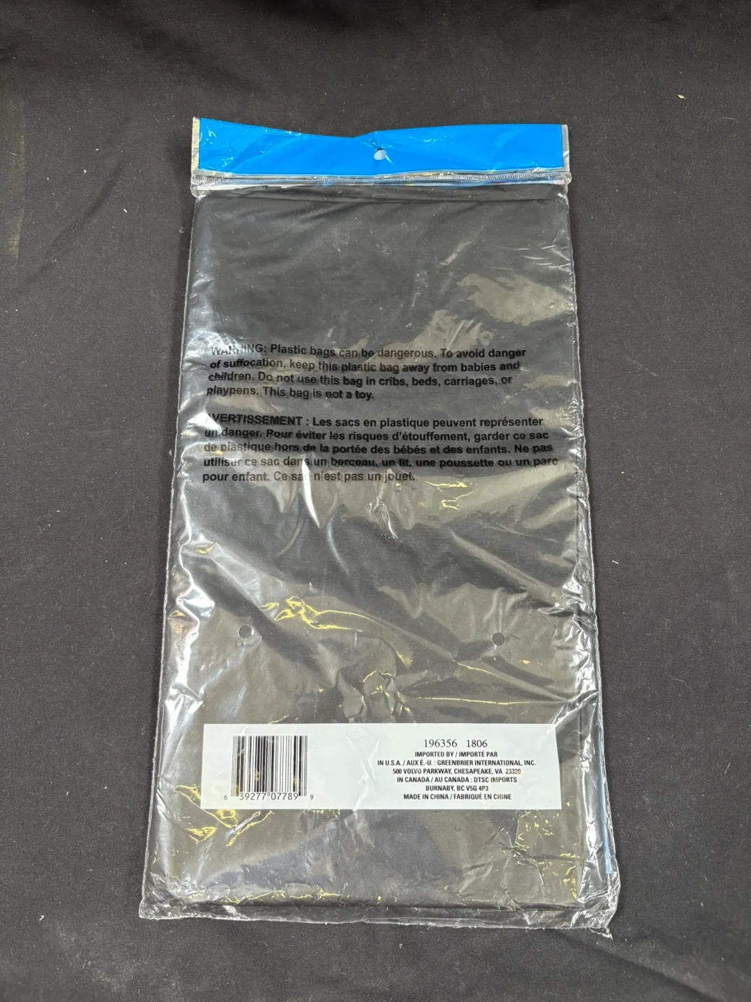 Black Round Plastic Table Cover image indicator(2)